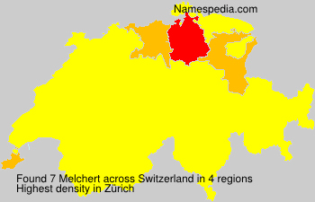 Surname Melchert in Switzerland