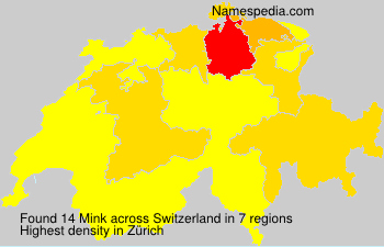 Surname Mink in Switzerland