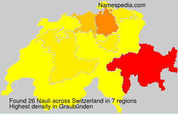 Surname Nauli in Switzerland