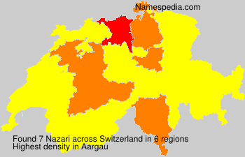 Surname Nazari in Switzerland