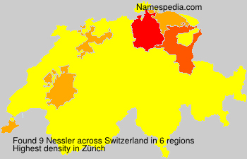 Surname Nessler in Switzerland
