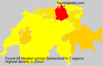 Surname Neubert in Switzerland