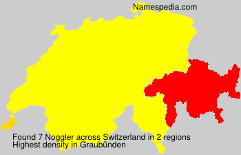 Surname Noggler in Switzerland