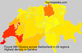 Surname Oliveira in Switzerland
