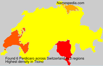 Surname Perdicaro in Switzerland