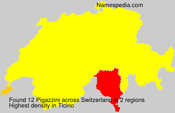 Surname Pigazzini in Switzerland