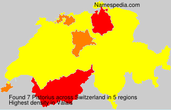Surname Pistorius in Switzerland