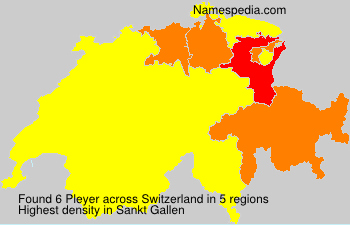 Surname Pleyer in Switzerland