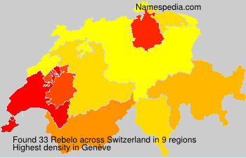 Surname Rebelo in Switzerland