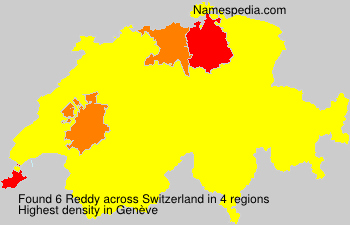 Surname Reddy in Switzerland