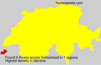 Surname Rivara in Switzerland