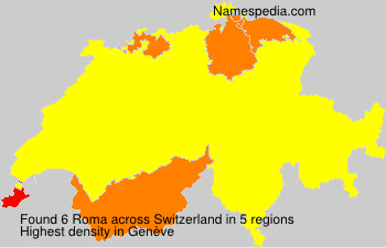 Surname Roma in Switzerland