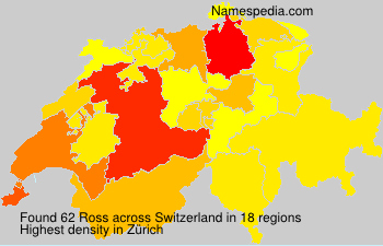 Surname Ross in Switzerland