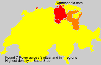 Surname Rover in Switzerland