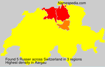 Surname Russer in Switzerland