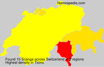 Surname Scanga in Switzerland