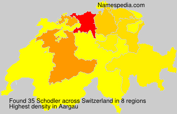 Surname Schodler in Switzerland