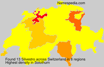 Surname Silvestro in Switzerland