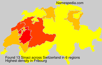 Surname Sinaci in Switzerland Surname Sinaci in Switzerland