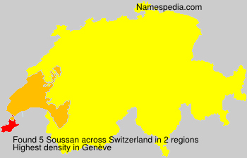 Surname Soussan in Switzerland