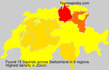 Surname Squindo in Switzerland