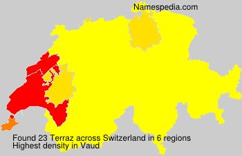 Surname Terraz in Switzerland