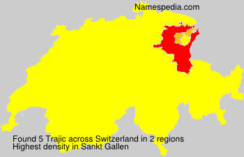 Surname Trajic in Switzerland