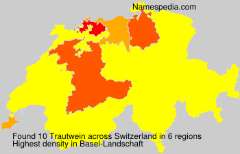 Surname Trautwein in Switzerland