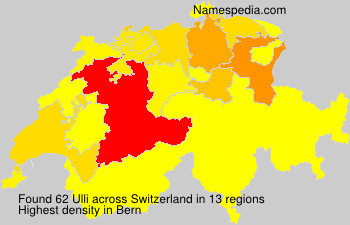 Surname Ulli in Switzerland