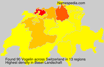 Surname Vogelin in Switzerland