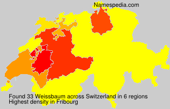 Surname Weissbaum in Switzerland