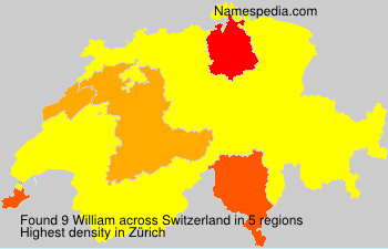 Surname William in Switzerland