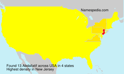 Surname Abdallatif in USA Surname Abdallatif in USA