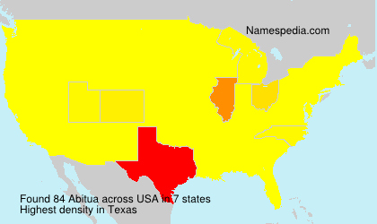 Surname Abitua in USA
