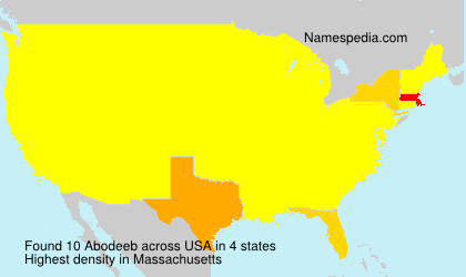 Surname Abodeeb in USA Surname Abodeeb in USA