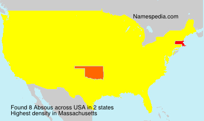 Surname Absous in USA Surname Absous in USA