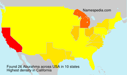 Surname Aburahma in USA