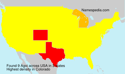 Surname Agoi in USA