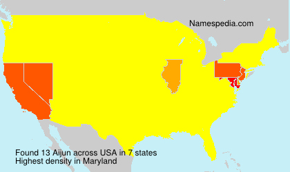 Surname Aijun in USA