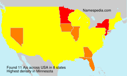 Surname Ajs in USA Surname Ajs in USA