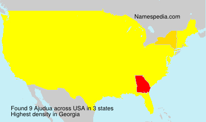 Surname Ajudua in USA
