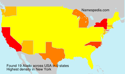 Surname Alado in USA
