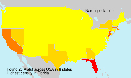 Surname Alaluf in USA Surname Alaluf in USA