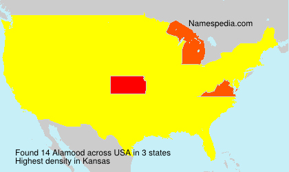 Surname Alamood in USA
