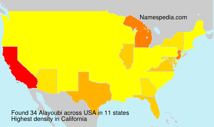Surname Alayoubi in USA