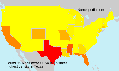 Surname Albair in USA Surname Albair in USA