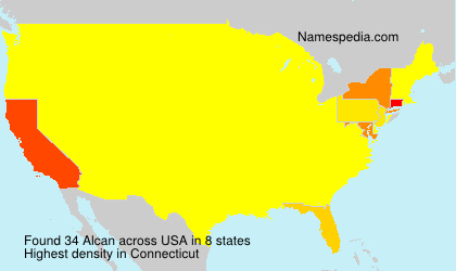 Surname Alcan in USA