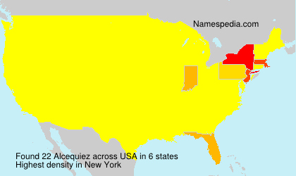 Surname Alcequiez in USA