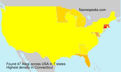 Surname Alegi in USA