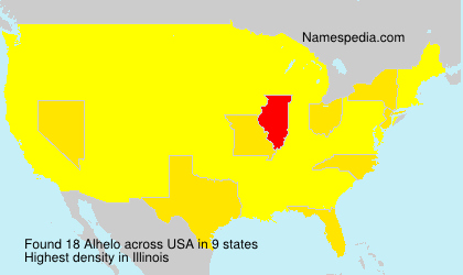 Surname Alhelo in USA